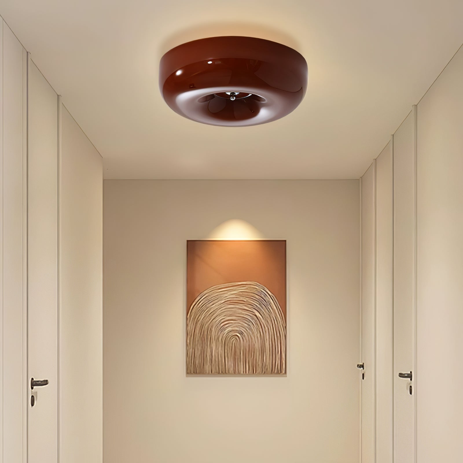 Swirl Glass Ceiling Lamp - Vakkerlight