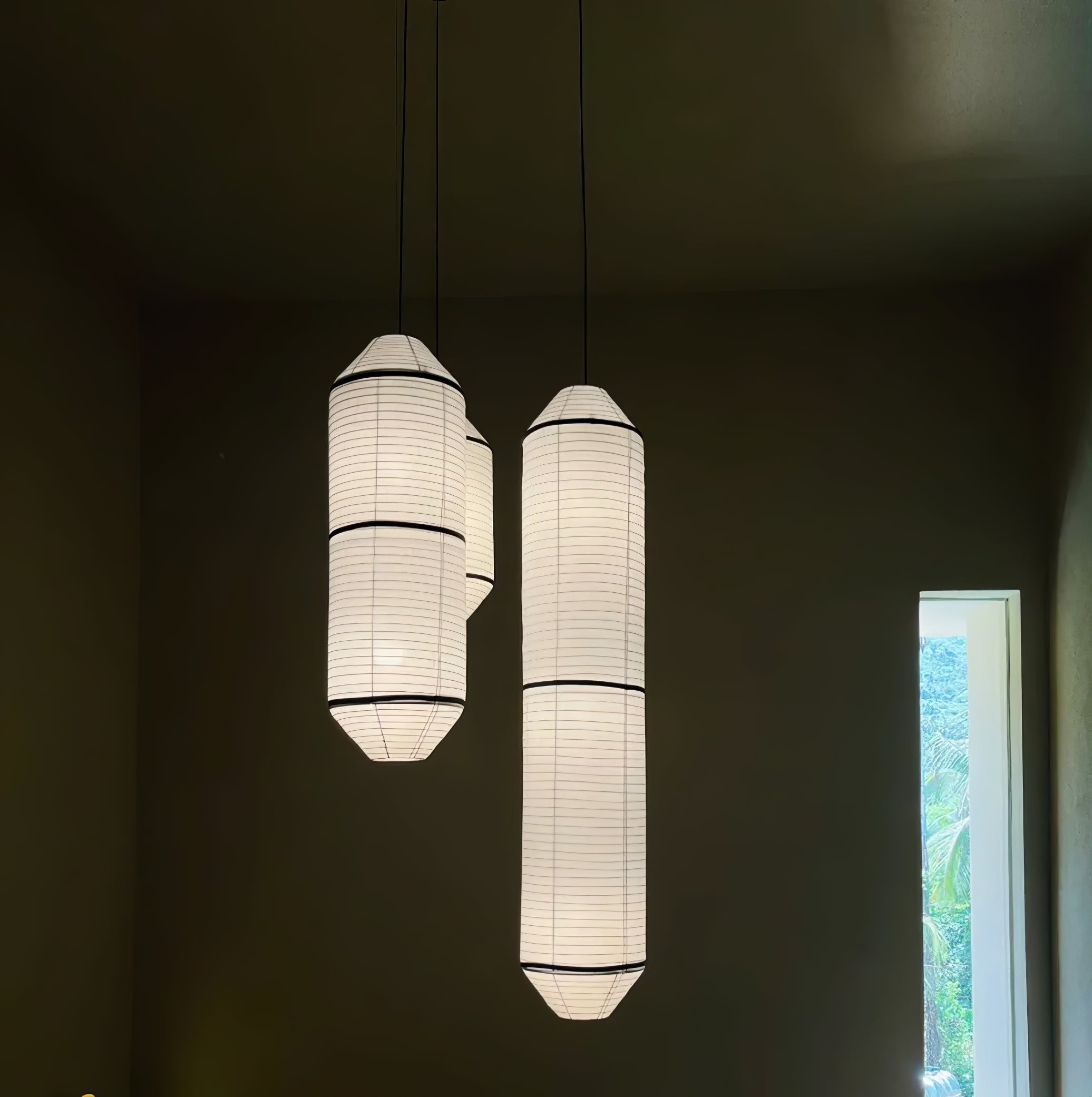 Tekio Washi Paper Pendant Lamp - Vakkerlight
