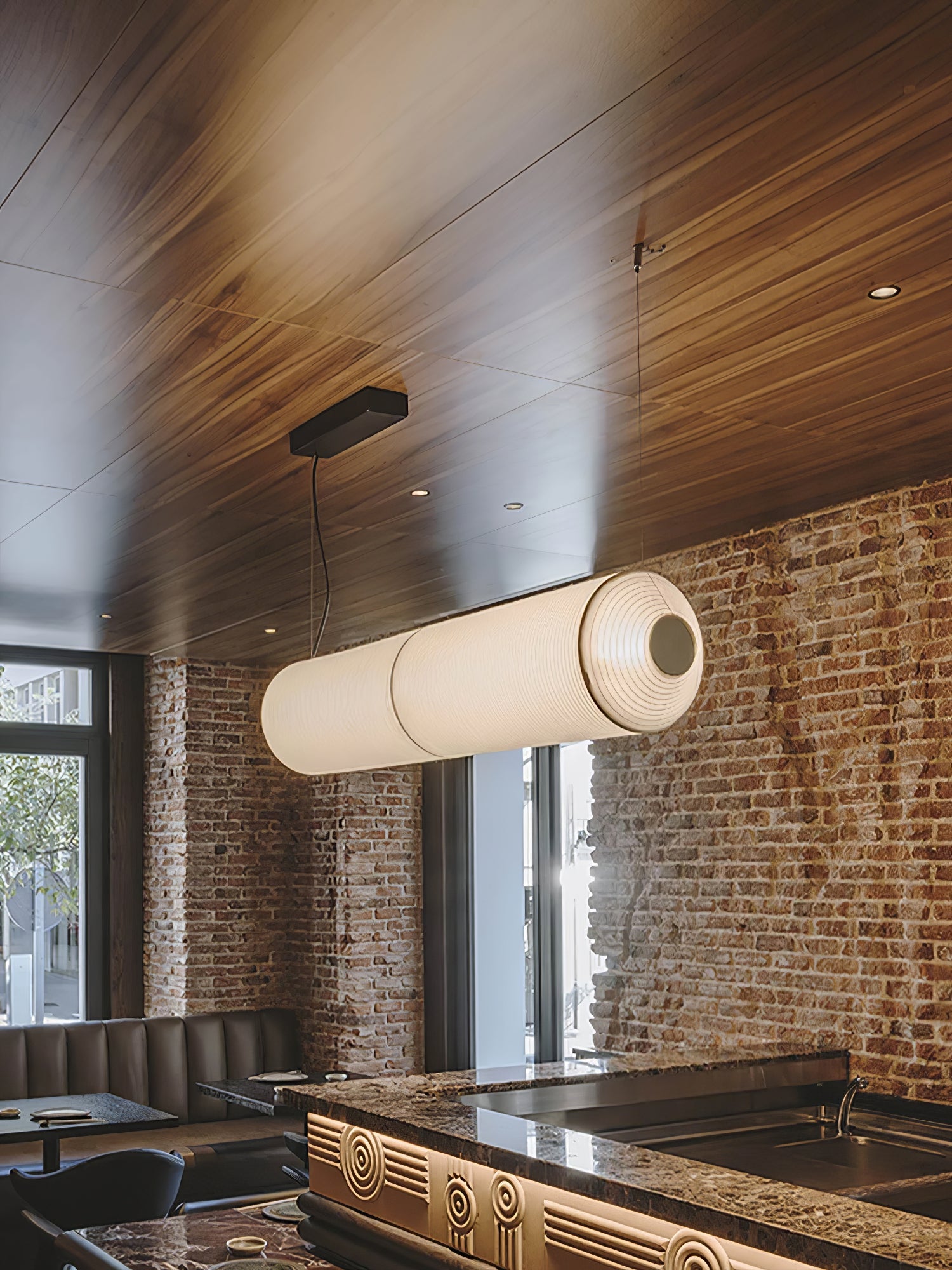 Tekio Washi Paper Pendant Lamp - Vakkerlight