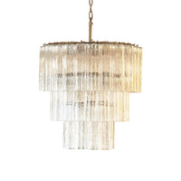 Tiered Tube Murano Glass Chandelier - Vakkerlight