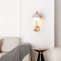 Vellum Travertine Wall Lamp - Vakkerlight