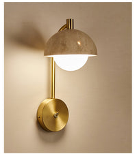 Vellum Travertine Wall Lamp - Vakkerlight