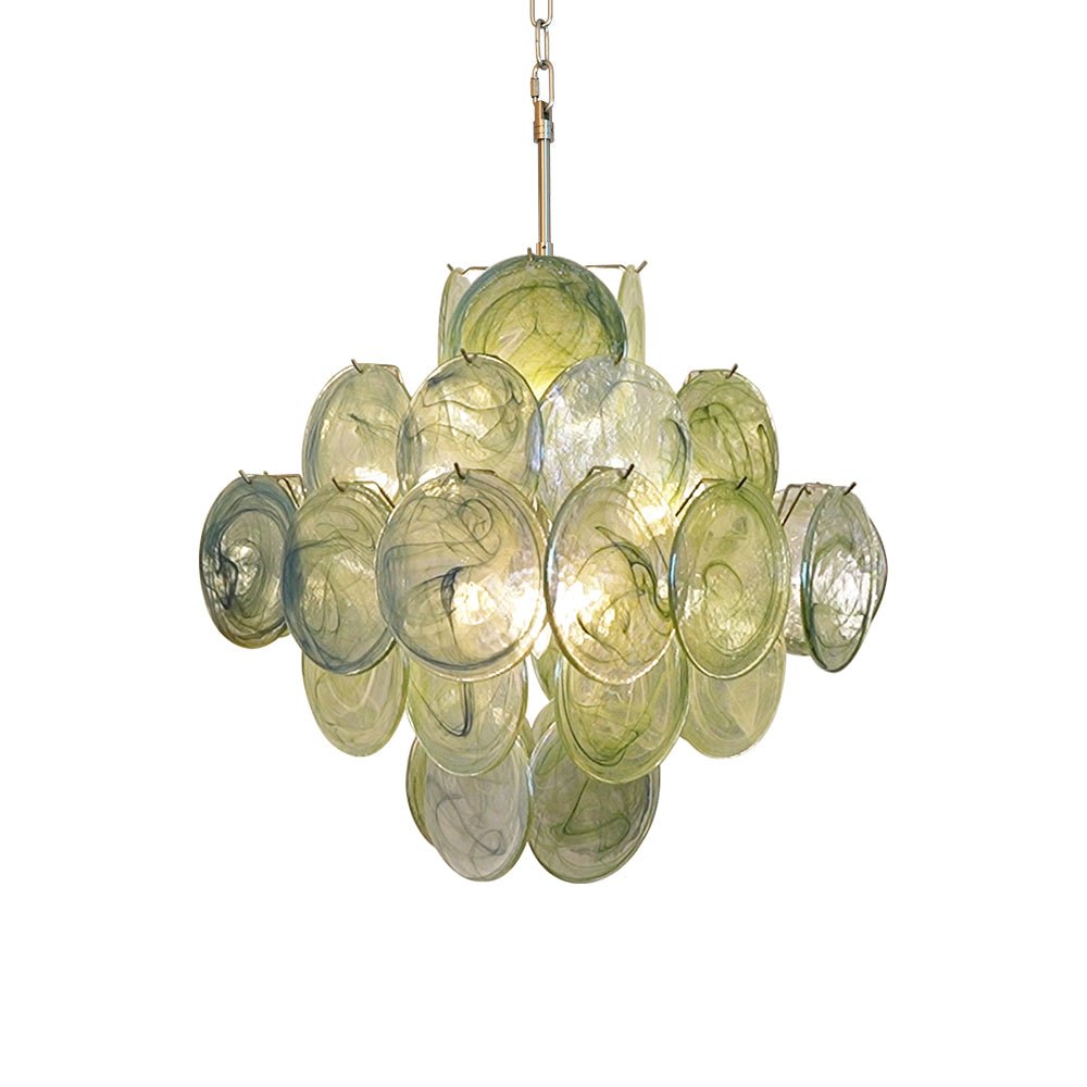 Verdant Bloom Murano Glass Chandelier - Vakkerlight