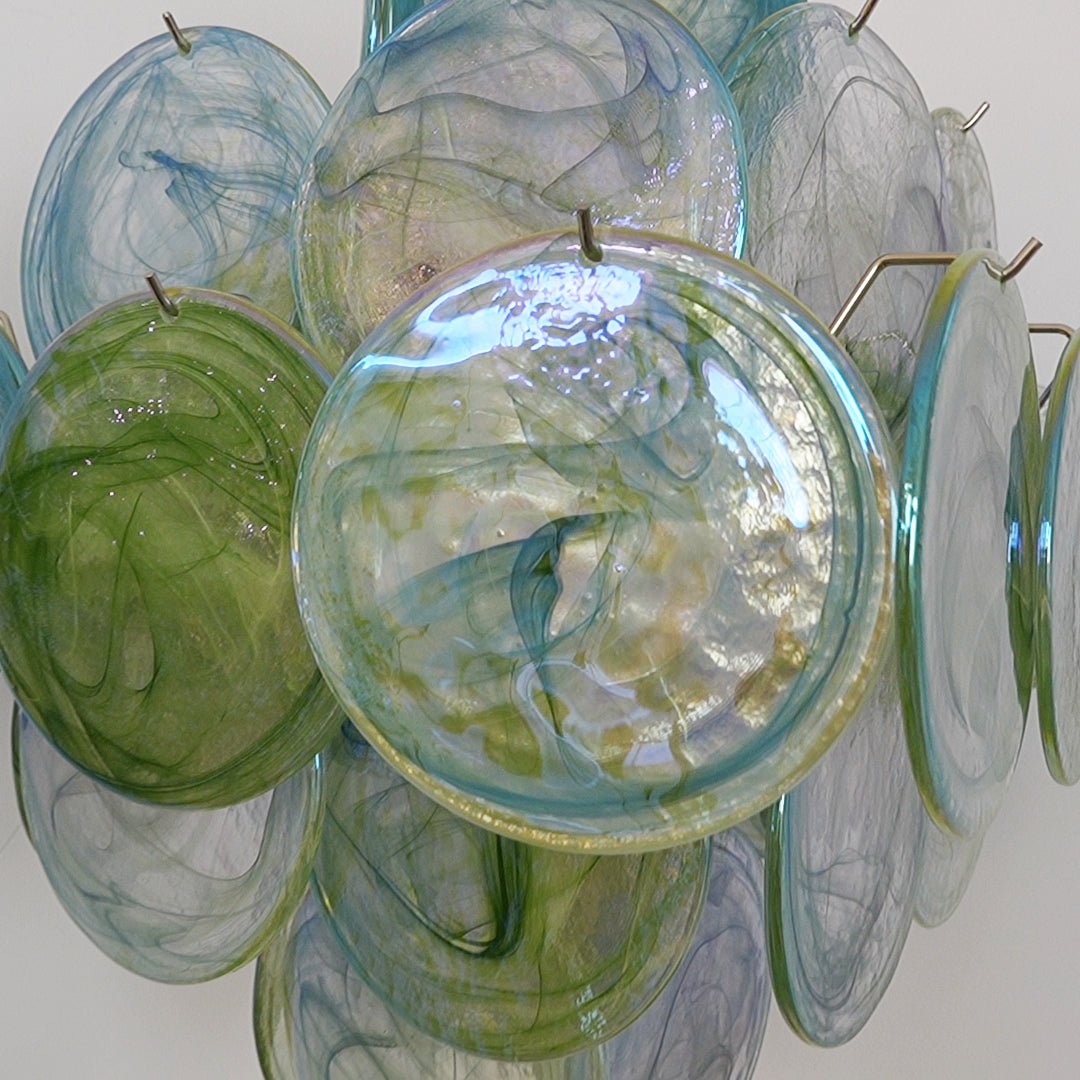 Verdant Bloom Murano Glass Chandelier - Vakkerlight