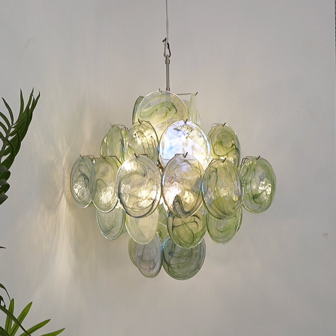 Verdant Bloom Murano Glass Chandelier - Vakkerlight
