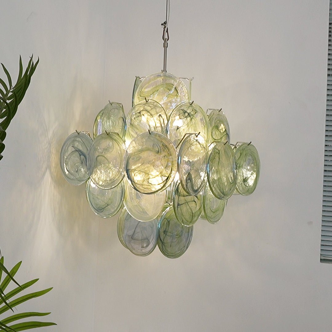 Verdant Bloom Murano Glass Chandelier - Vakkerlight