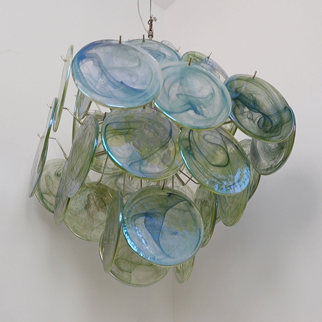 Verdant Bloom Murano Glass Chandelier - Vakkerlight