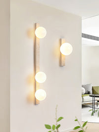 Vertical Travertine Wall Sconce - Vakkerlight