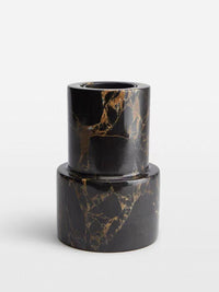 Vetra Noir Marble Vase - Vakkerlight