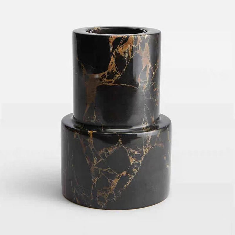 Vetra Noir Marble Vase - Vakkerlight