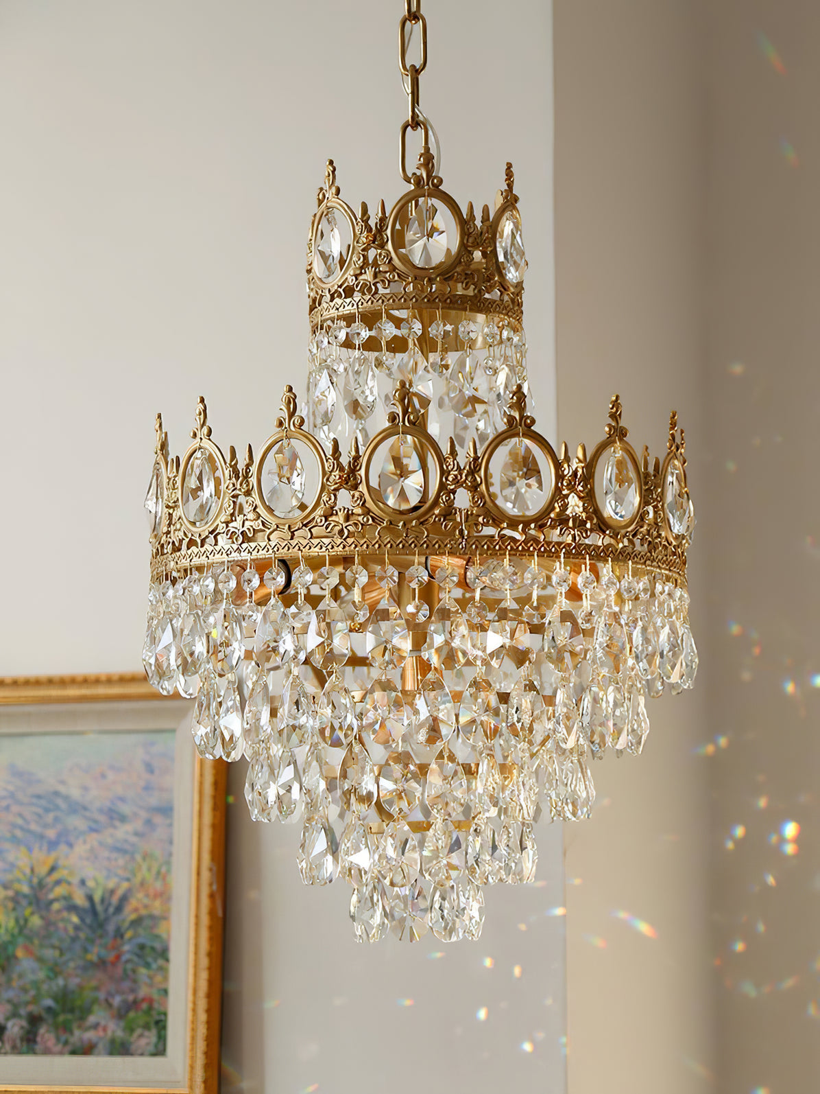 Vintage Crystal Chandelier - Vakkerlight
