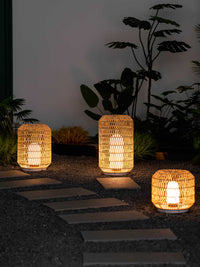 Woven Rattan Outdoor Lamp - Vakkerlight