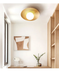 Soluna Wood Ceiling Light - Vakkerlight
