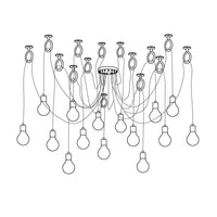 Industrial Spider Chandelier - Vakkerlight