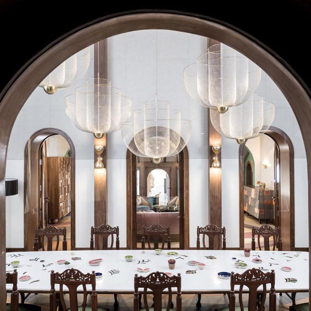 Meshmatics chandelier - Vakkerlighting