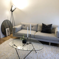 Modern Oslo wood floor lamp - Vakkerlighting