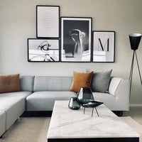 Modern Oslo wood floor lamp - Vakkerlighting