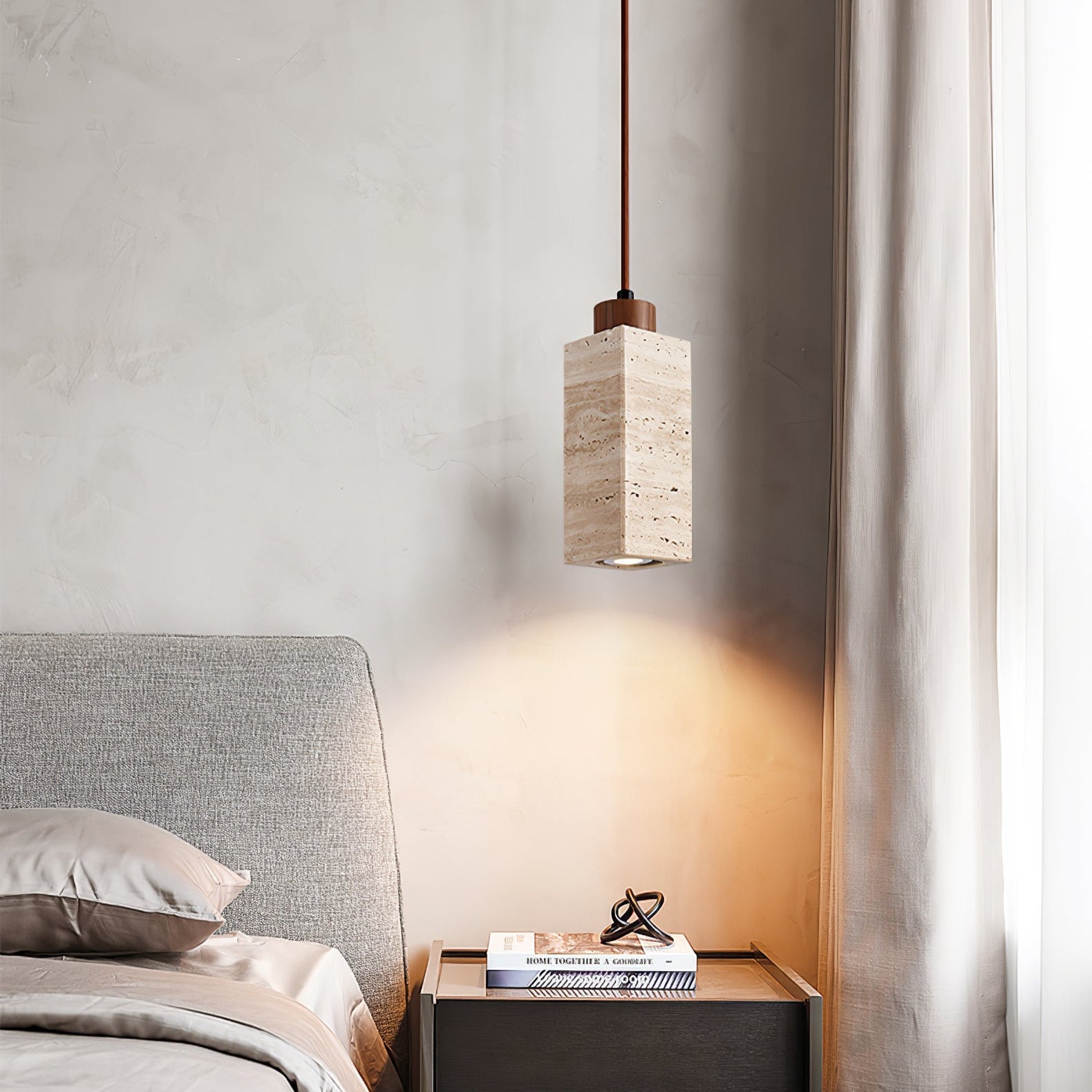 Solvara Travertine Pendant Lamp - Vakkerlight