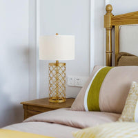 Openwork Metal Table Lamp - Vakkerlight