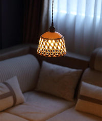 Openwork Ceramic Pendant Lamp - Vakkerlight