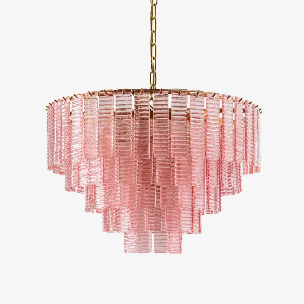 Opalora Pink Murano Chandelier - Vakkerlight