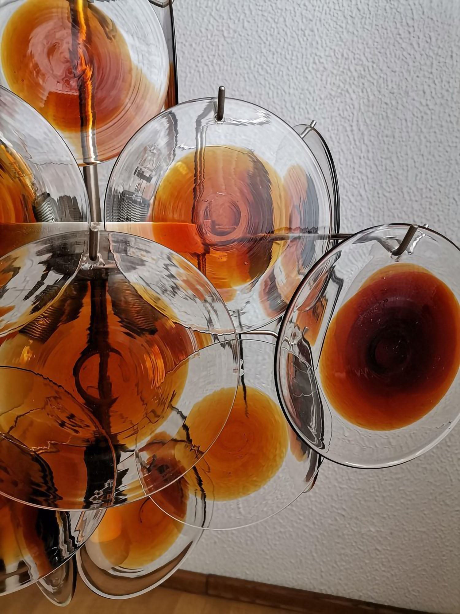 Mazzega Vistosi Murano Chandelier - Vakkerlight