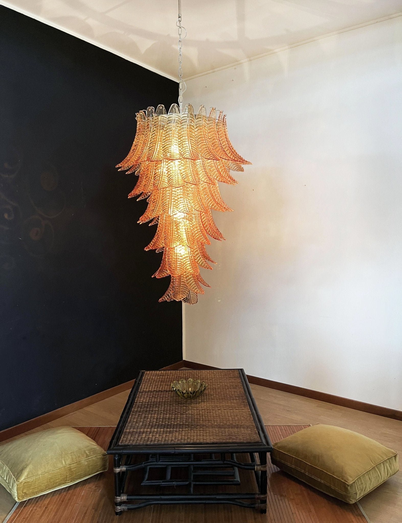 Rosalind Murano Amber Chandelier - Vakkerlight