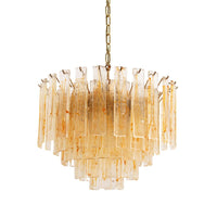 Golden Amber Murano Glass Chandelier - Vakkerlight