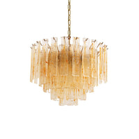 Golden Amber Murano Glass Chandelier - Vakkerlight