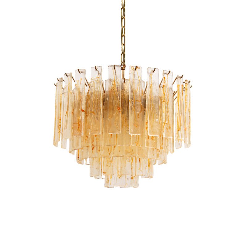 Golden Amber Murano Glass Chandelier - Vakkerlight