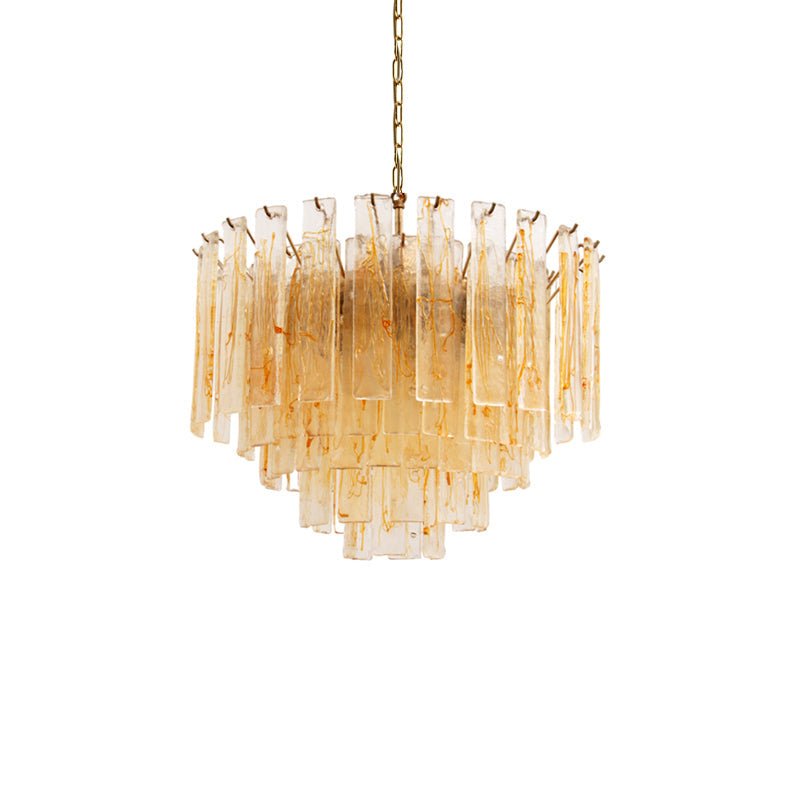 Golden Amber Murano Glass Chandelier - Vakkerlight