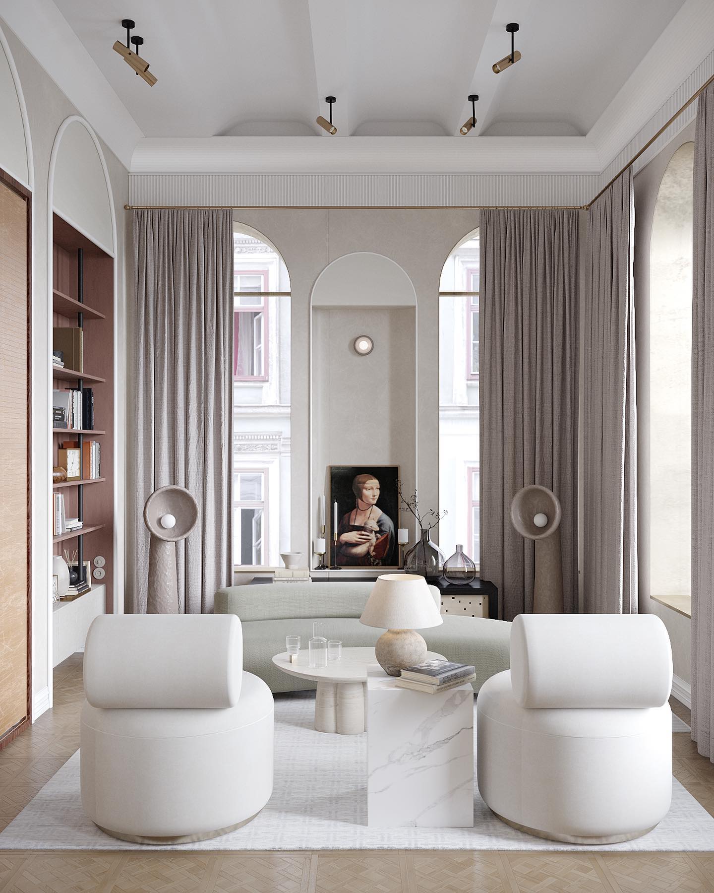 Echo Sculptural Floor Lamp - Vakkerlight