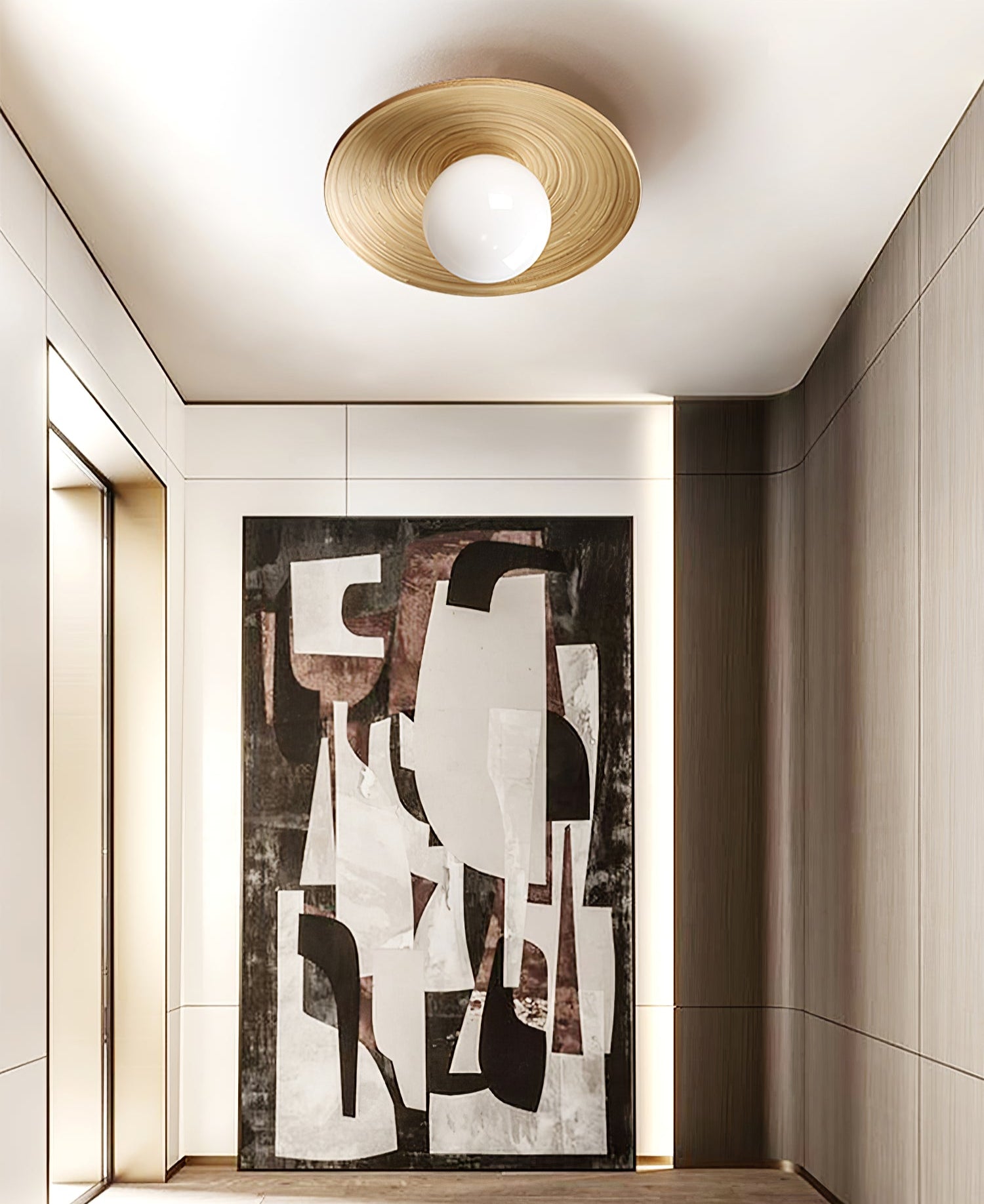 Soluna Wood Ceiling Light - Vakkerlight
