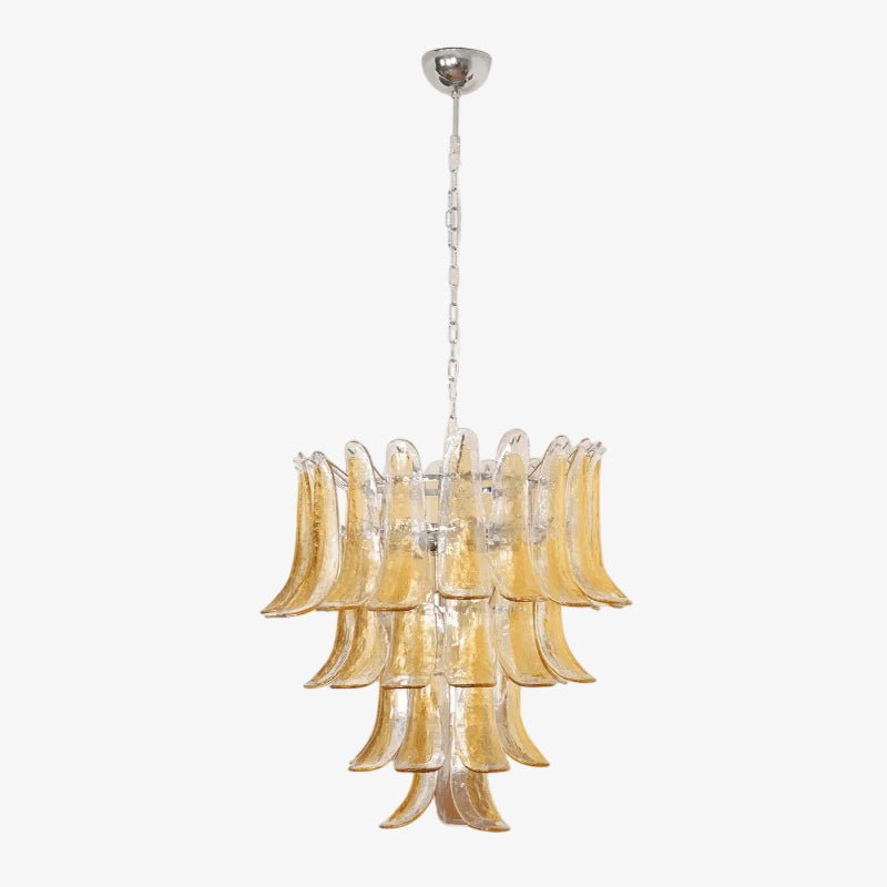 Murano Amber Lily Chandelier - Vakkerlight
