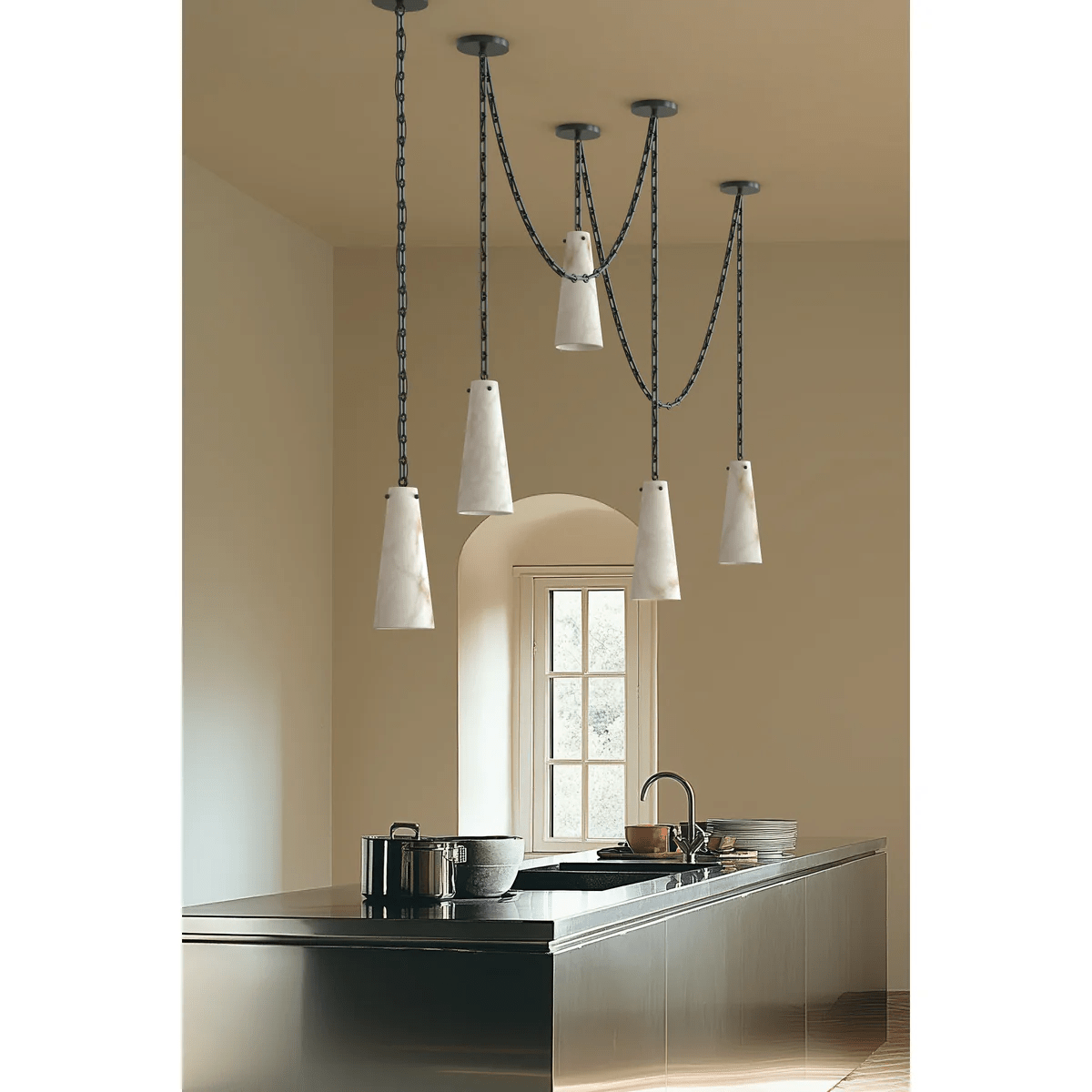 Savona Alabaster Chandelier - Vakkerlight