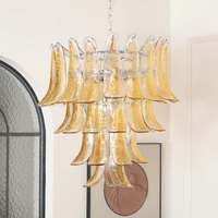 Murano Amber Lily Chandelier - Vakkerlight