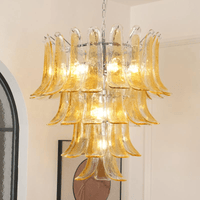 Murano Amber Lily Chandelier - Vakkerlight