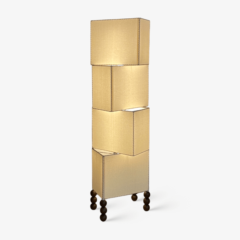 Cubia Fabric Floor Lamp - Vakkerlight