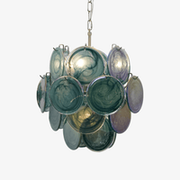 Lunaria Disc Murano Chandelier - Vakkerlight