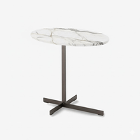 Marble Accent Side Table - Vakkerlight