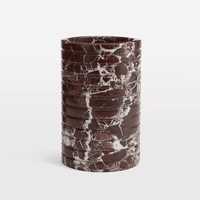 Rosso Levanto Marble Vessel - Vakkerlight