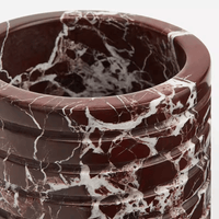 Rosso Levanto Marble Vessel - Vakkerlight