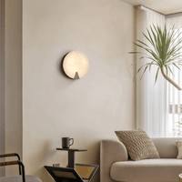 Solaris Halo Alabaster Wall Light - Vakkerlight
