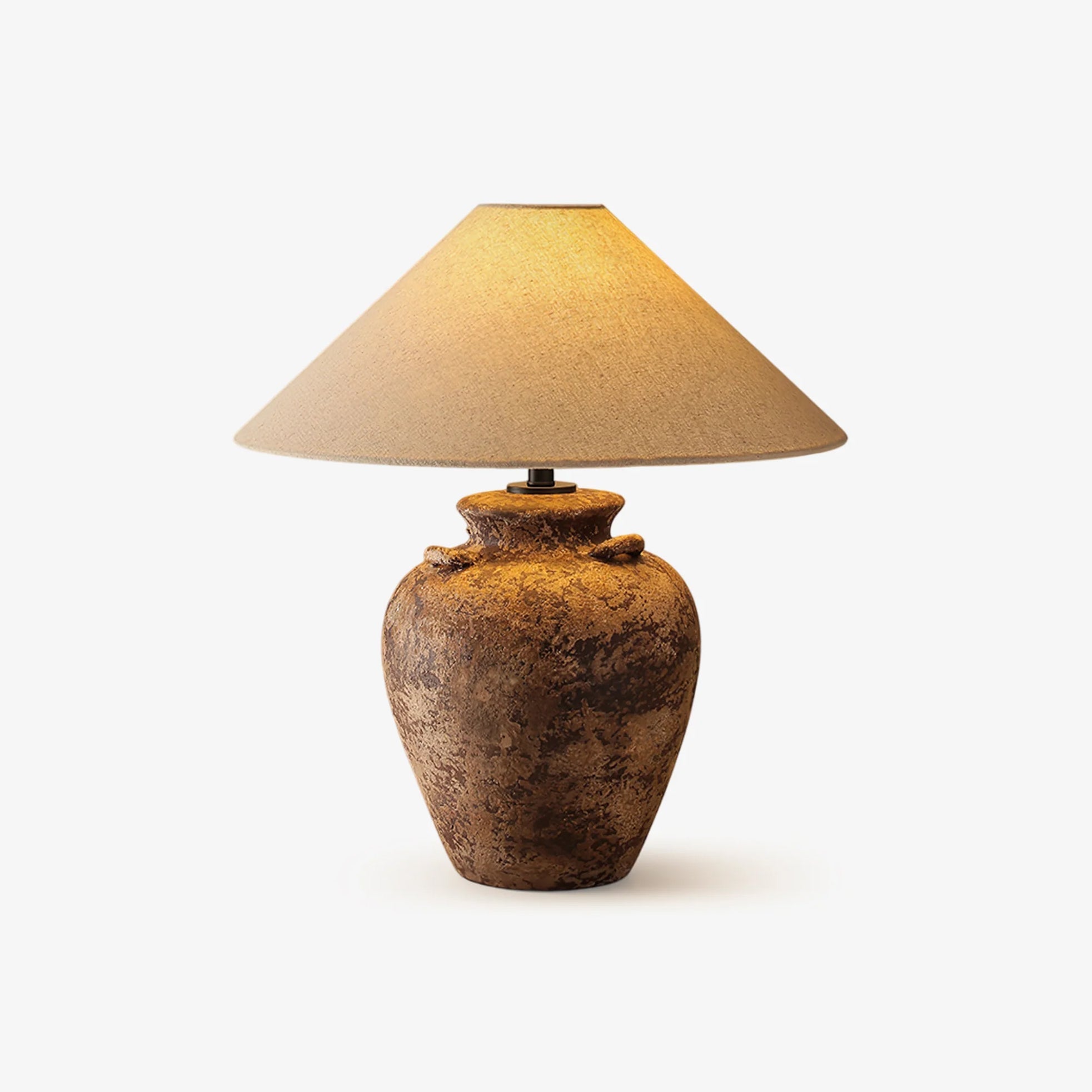 Vintage Terracotta Vase Table Lamp - Vakkerlight