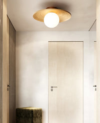 Soluna Wood Ceiling Light - Vakkerlight