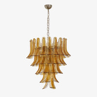 Murano Amber Lily Chandelier - Vakkerlight