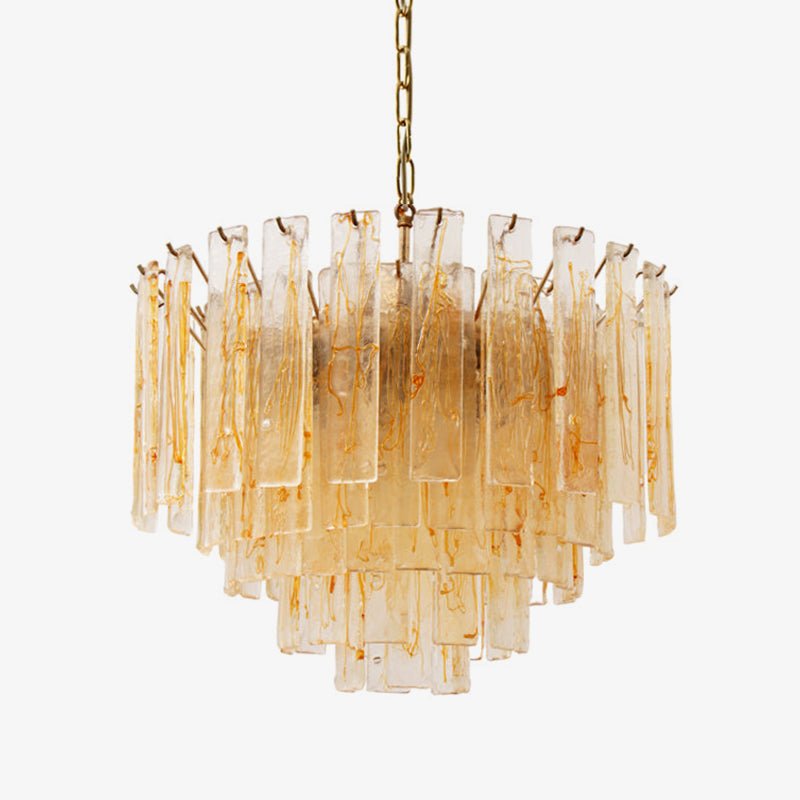 Golden Amber Murano Glass Chandelier - Vakkerlight