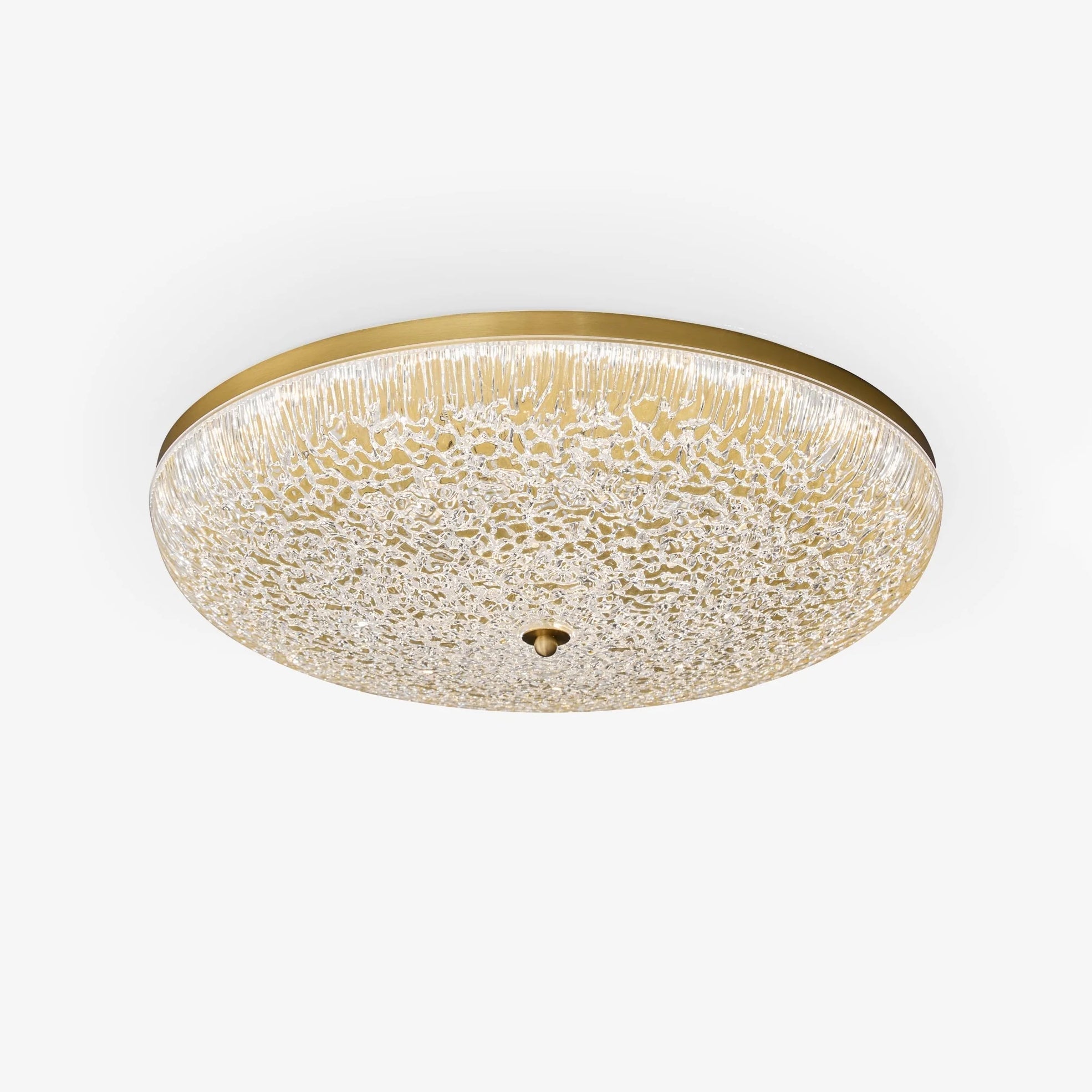 Crystalline Round Ceiling Lamp - Vakkerlight