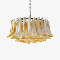Petal Amber Murano Glass Chandelier - Vakkerlight