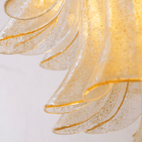 Murano Amber Lily Chandelier - Vakkerlight